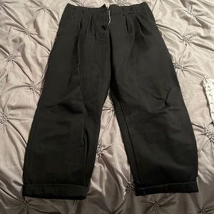 High waisted trouser pants